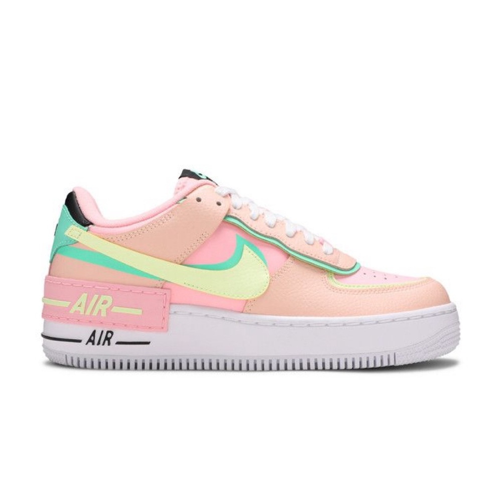 Nike Women's Air Force 1 Shadow Artic Punch Barely Volt